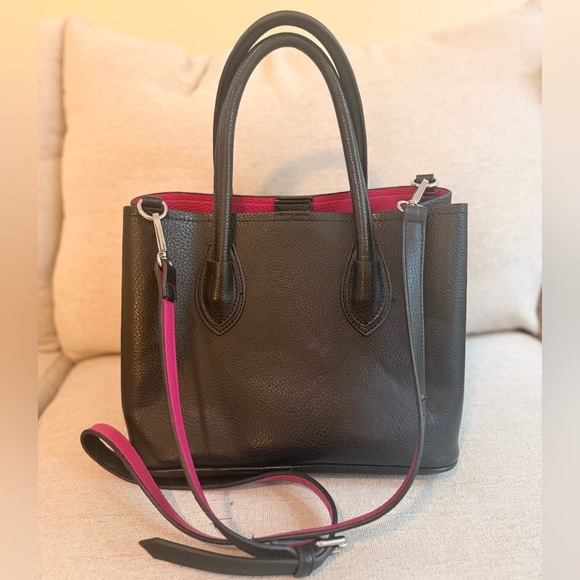 Marco Tozzi peble leather black bag - Picture 4 of 6